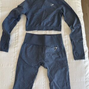 Blue Gym Shark Activewear Set